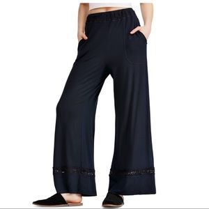 Free People Maddie Pajama Pants Lace Flowy